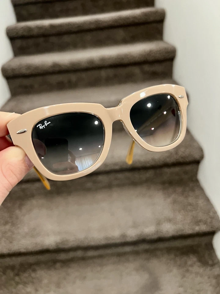 NUEVO Gafas de sol Ray-Ban RB2186 State Street Square desnudas con lente degradada 49 mm Foto 2 de 4