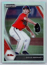 2021 Panini Prizm Draft Picks Doug Nikhazy Silver Prizm RC #PDP58 Ole Miss