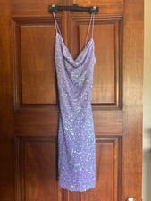 Windsor Lavender sequin Bodycon Honecoming Dress. Size S