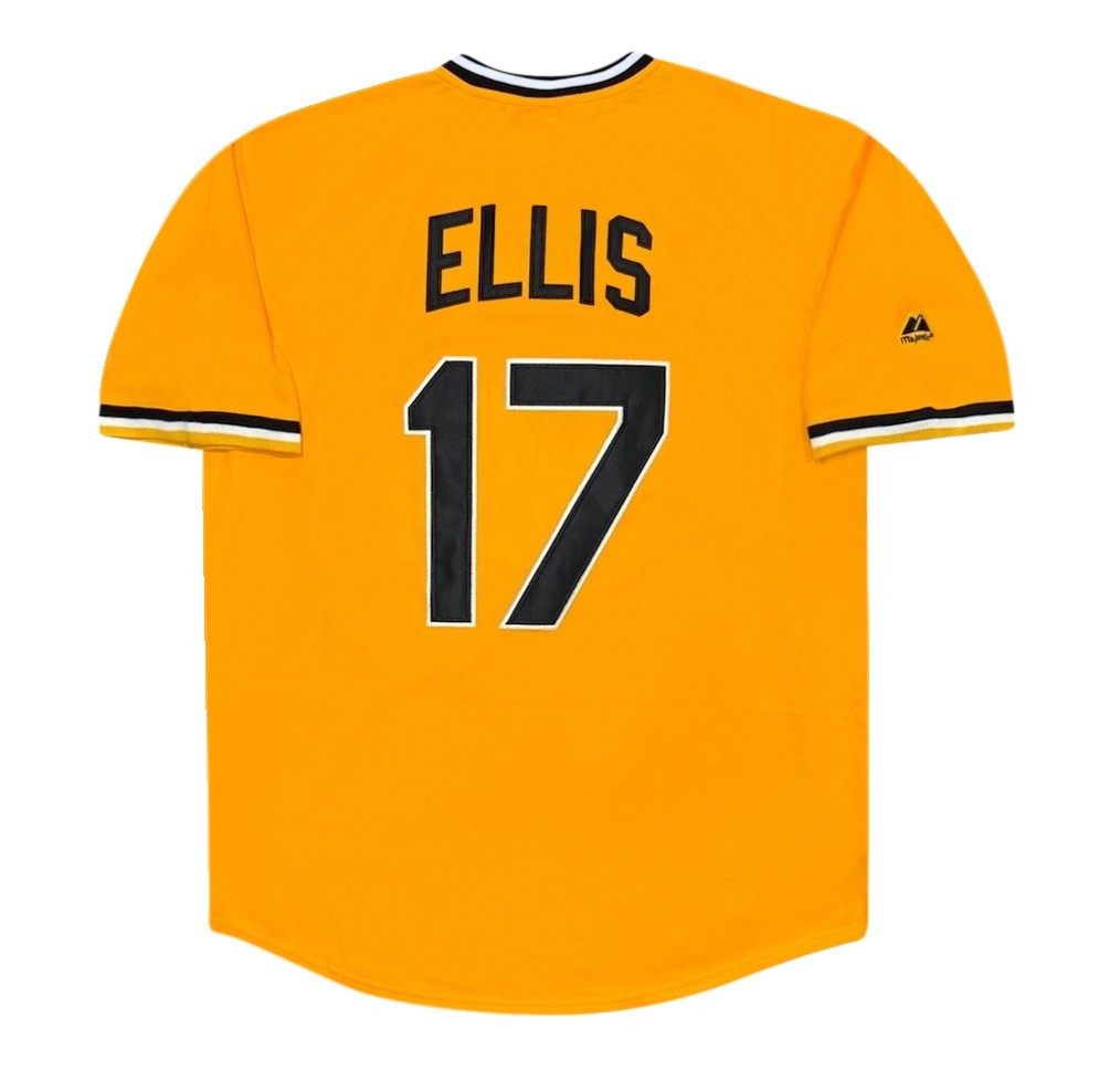 Dock Ellis 1979 Pittsburgh Pirates Cooperstown Gold Throwback