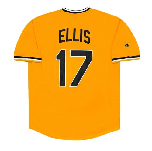 Dock Ellis 1979 Pittsburgh Pirates Cooperstown Gold Throwback Jersey Men’s Large
