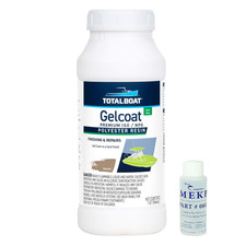 Marine Gelcoat for Boat Building and Repair - Quart with Wax