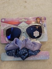 Disney Frozen II Girls Sunglasses and Scrunchies 2-Piece Set, White