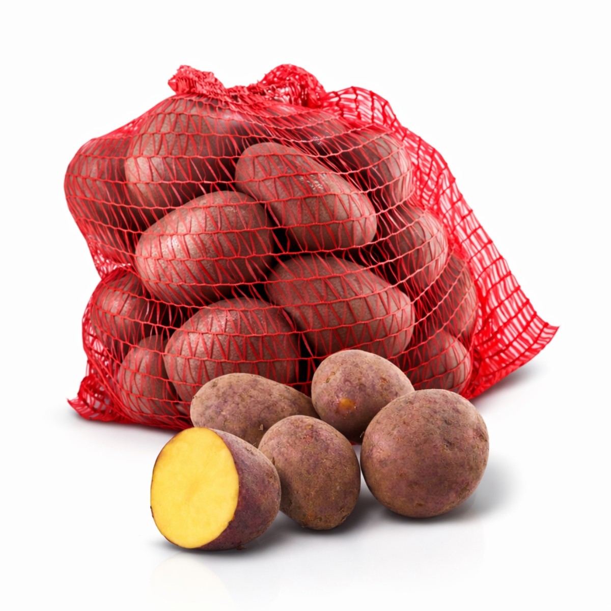 Patatas de cocina Laura, predominantemente de cocción sólida, 12,5 kg, cáscara roja, de carne amarilla