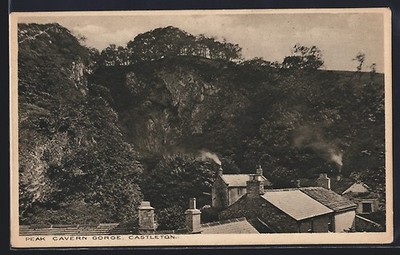 Castleton, Peak Cavern Gorge, Ansichtskarte 