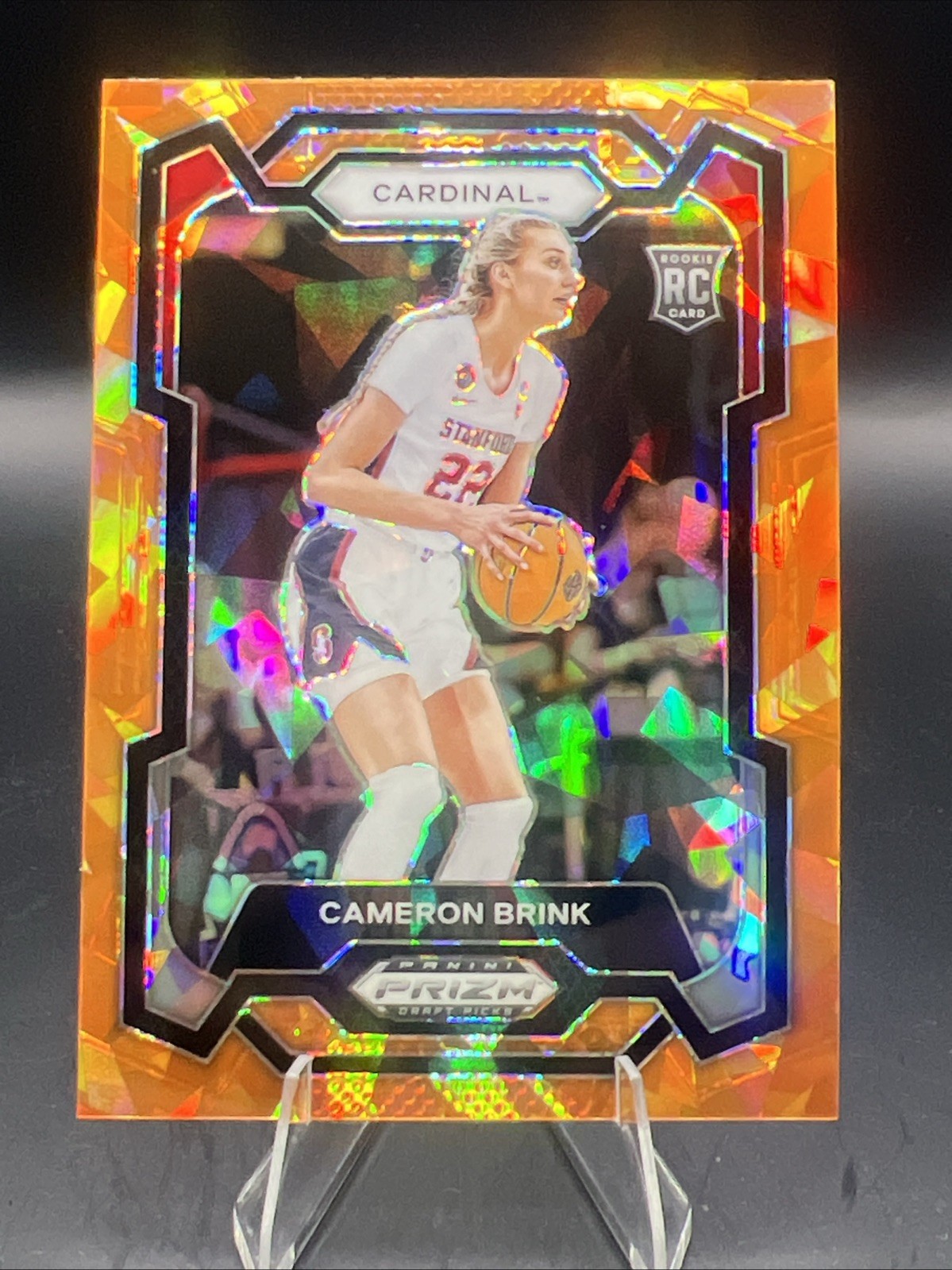 CAMERON BRINK RC 2024 PRIZM DRAFT PICKS Orange Ice PRIZM #89 Sparks/Cardinal 🔥