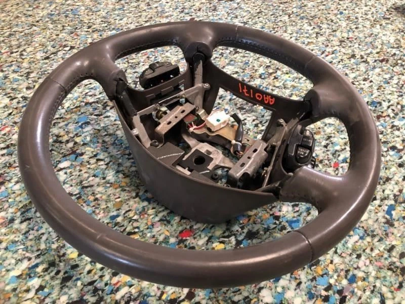 00-02 Nissan Quest Van SE Usado IF53-3600-BAW Conjunto Volante con Controles Foto 2 de 4