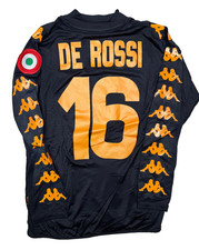 vintage football shirt AS Roma De Rossi 2008 2009 Serie A kappa Wind S