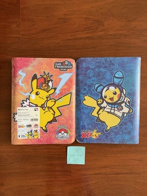 PIKACHU CARD BINDER 2026 POKEMON XP WORLD CHAMPIONSHIPS SAN FRANCISCO EXCLUSIVE