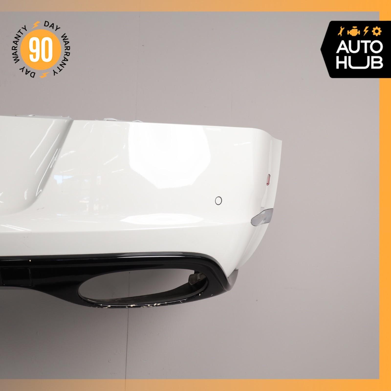13-15 Bentley Continental GTC GT V8 S Rear Bumper Cover Assembly White OEM 49k
