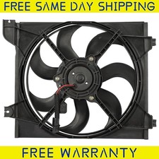 Ac Condenser Cooling Fan Assembly For 2006 2007 2008 2009-2011 Kia Rio5 12v