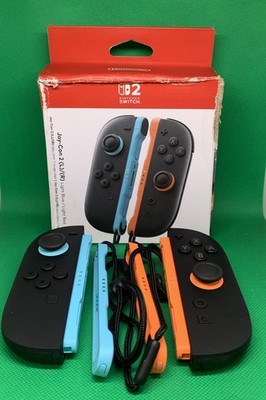 Nintendo Switch 2 Joy-Con 2 L/R Light Blue/Light Red 123677 Open Box NEW
