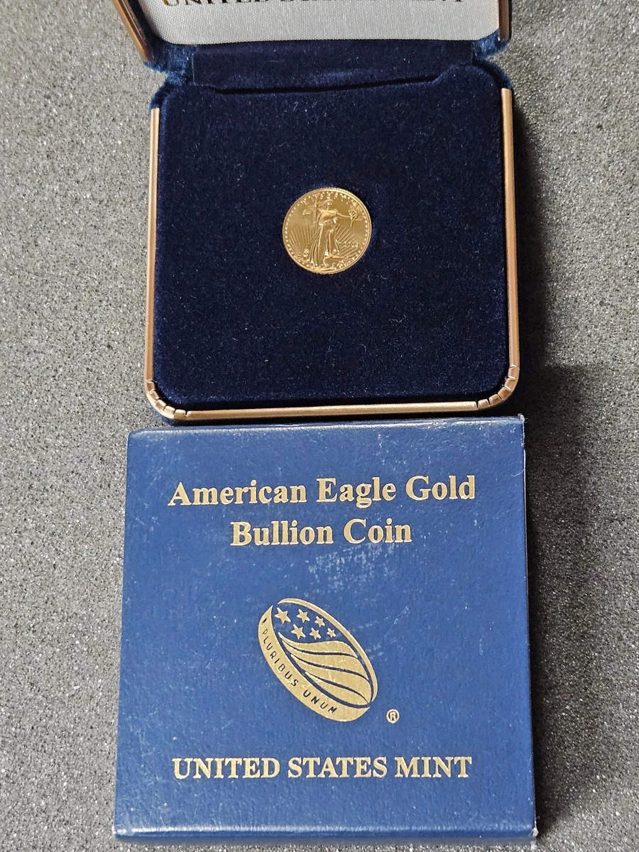 American Eagle 1/10 oz Precious Metal Content per Unit 2003 Gold