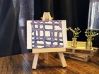 ACEO Art Card Original “Purple Boxes” 63/100 — photo 1
