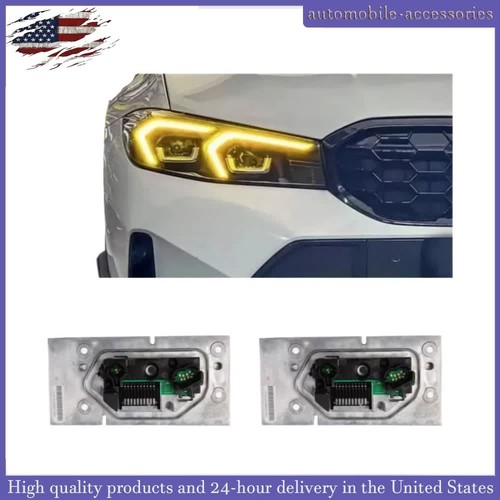 For BMW G20 G21 LCI 330e 330i M340i 2023 2024 CSL Yellow Angel Eyes DRL Modules - Picture 6 of 21