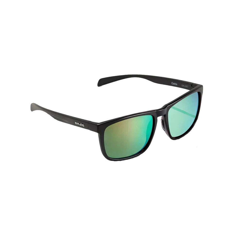 Gafas de sol BAJIO Calda negras mate | vidrio espejo verde SM Foto 2 de 3