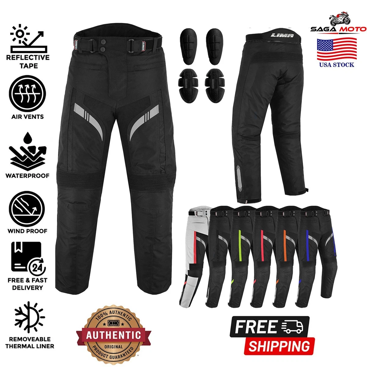 Men 46 in Waist Motorcycle Pants for sale | eBay