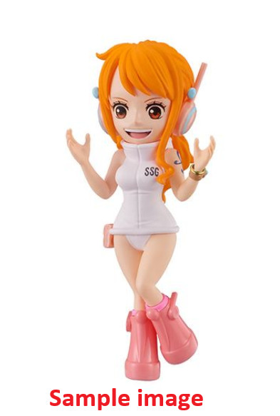 SELLADO "GENUINO" BANDAI One Piece NAMI EGGHEAD 1 Figura 7 cm ANIME UK