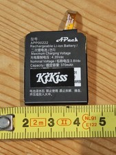 Kikiss Wiederaufladbare Li-ion 3 8V DC Batterie