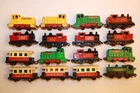 Sixteen (16) Vintage 1970's Matchbox Lesney Superfast Locomotive Train Rail Cars