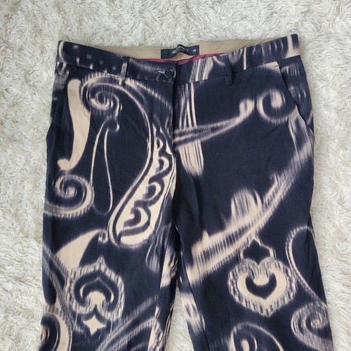 Etro Paisley Print Wool Pants Womens Size 42 US 6 - Bild 3 von 8