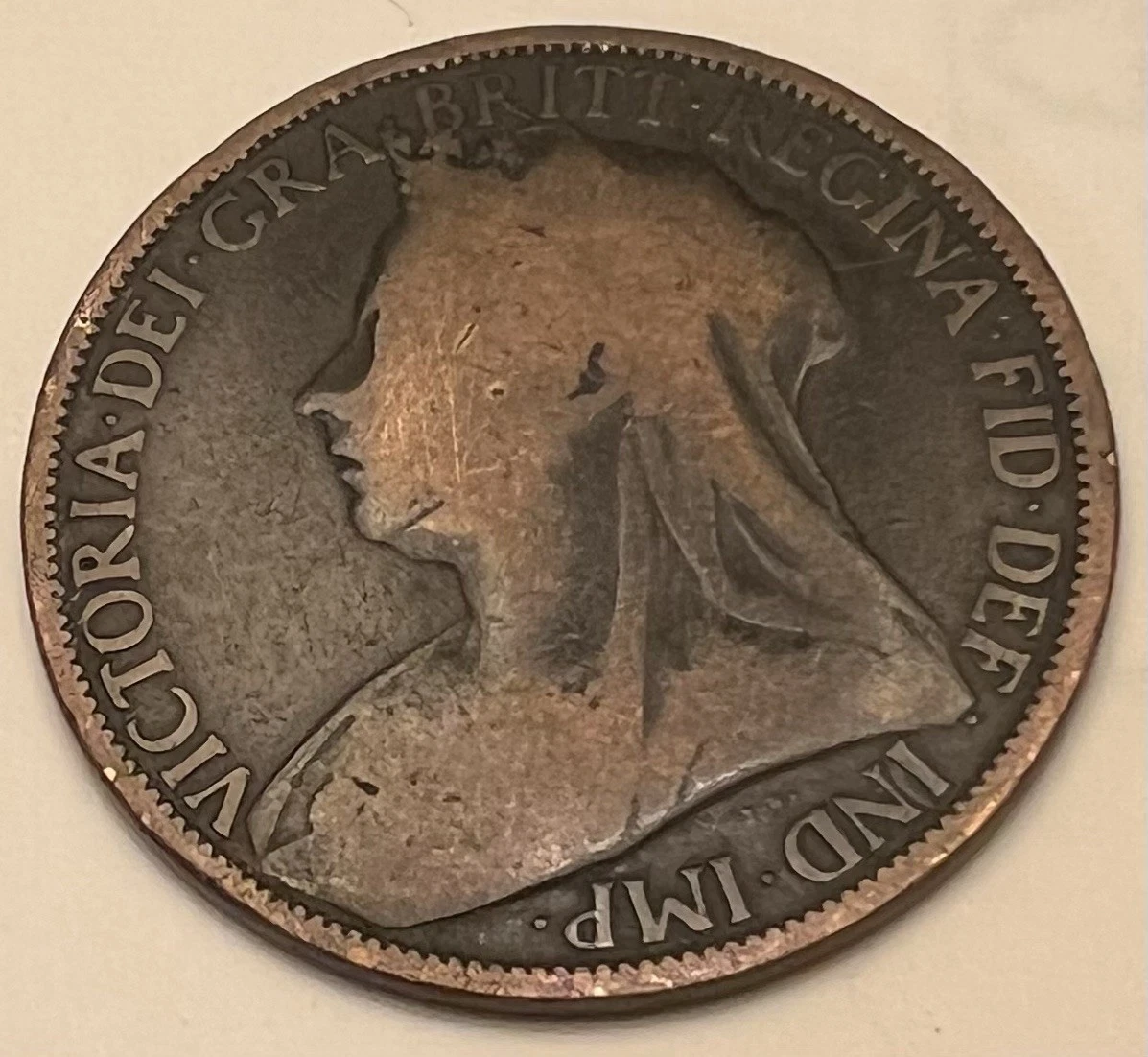 (稀少) 大英帝国　ヴィクトリア女王　オールドヘッド　1ペニー青銅貨　1896 Bronze 1896 Year UK Pennies for sale | eBay