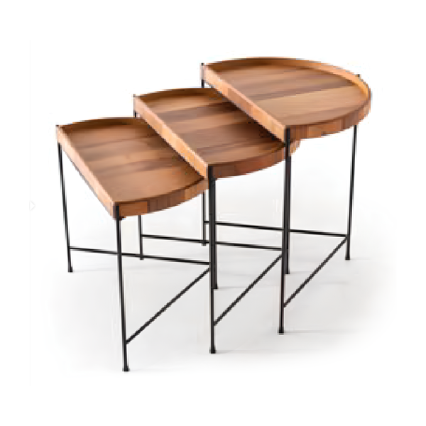 Braun Kaffeetische Komplette Beistelltische Sofatische Couchtische-image