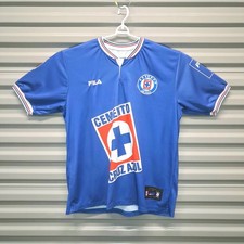 Cruz Azul Fila Lada Retro Jersey Mens 2XXG Throwback Soccer Shirt Mexico City MX