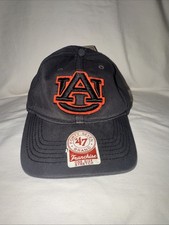 47 Brand Auburn Tigers Franchise One Size Stretch Faded Blue NWT