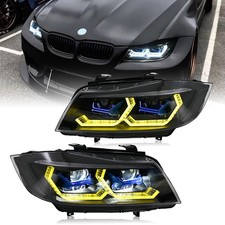 Paar LED Scheinwerfer für BMW 3er E90 E91 Xenon HID 2005-2012 Frontscheinwerfer