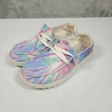 Hey Dude Shoes W 7 Multicolor Wendy Rose Candy Tie Dye Loafers Slip On Casual