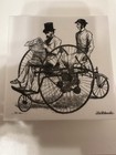 NEW La Blanche Foam Stamp STEAMPUNK BICYCLE BUILT FOR TWO — photo 1