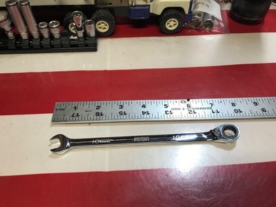 Icon tools wrench ratcheting 10mm xlong anti slip WRAM10