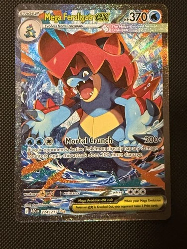 Mega Feraligatr ex 274/217 Me: Ascended Heroes Holo
