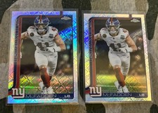 2 - 2025 Topps Chrome Micah McFadden Fanatics Exclusive Logo Refractor Giants