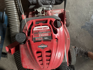 Troy-Bilt CSV060 190cc Gas Leaf Vacuum Mulcher w/ Collection Bag & Hose