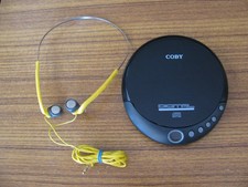 Coby CX-CD109 Black Portable CD Player Walkman with Headphones