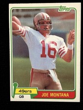 1981 Topps - Joe Montana #216 (RC)