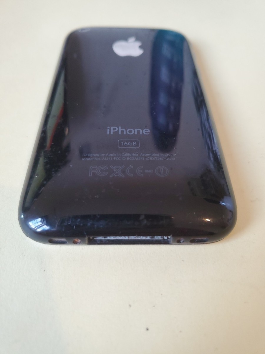Apple iPhone 3G - 16GB - Black (O2) A1241 (GSM) for sale online