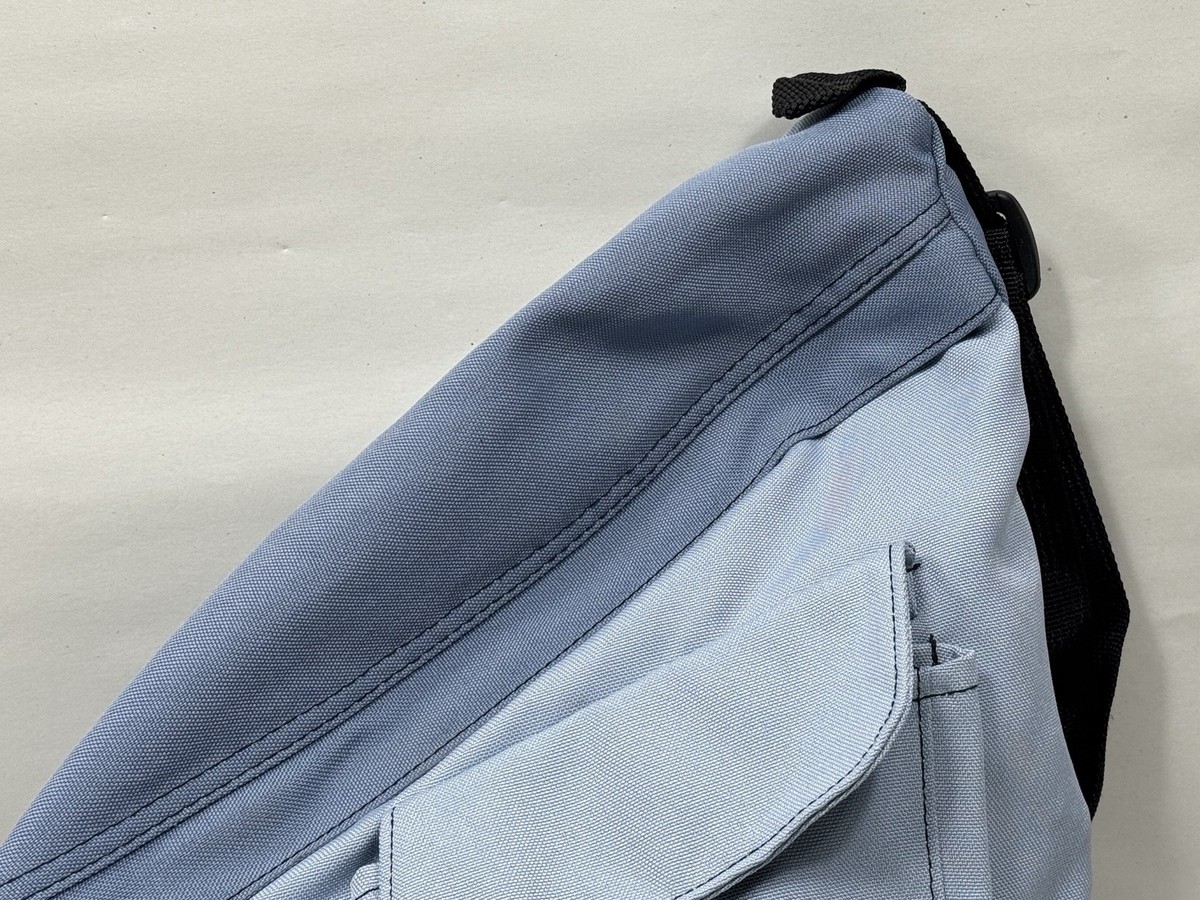 Vintage Y2K JanSport Single Strap Sling Mini Backpack 2-Tone Blue