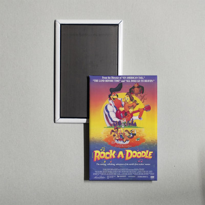 Rock-A-Doodle Mini Movie Poster Fridge Locker Magnet