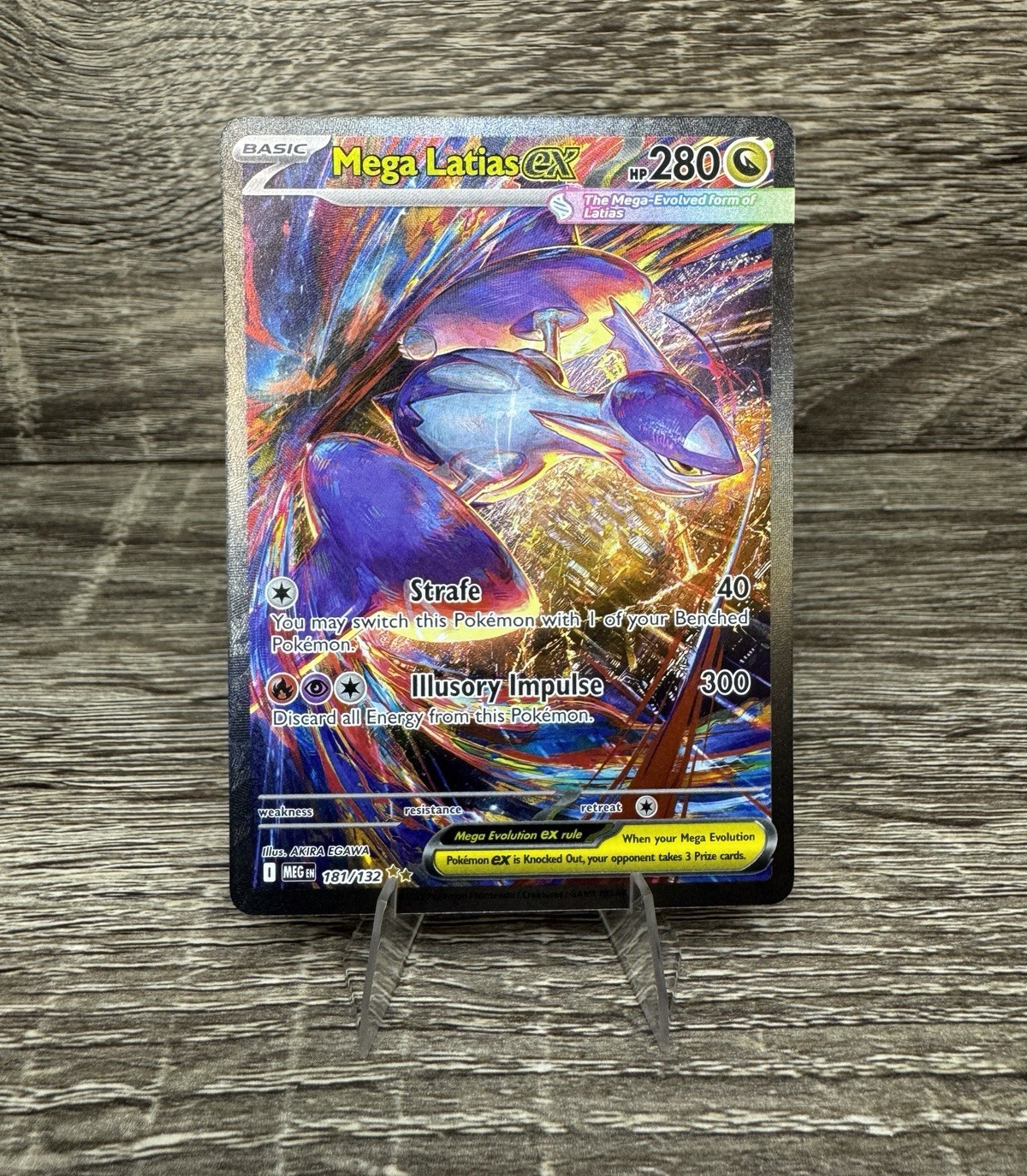 Mega Latias EX 181/132 Me01 Mega Evolution SIR Holo EN