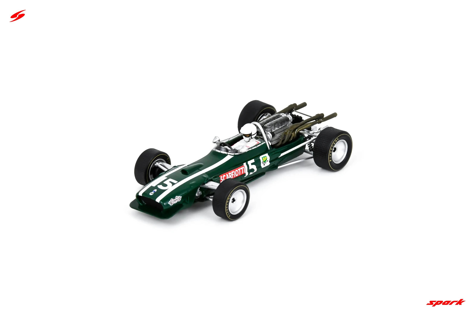 Spark S5297 Cooper T86 voiture miniature F1 1/43 Scarfiotti GP 1968