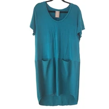 Anthropologie Dolan Left Coast Collection Blue Shift Dress Loren Tunic XL