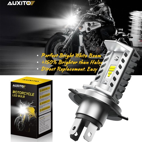 For H4 Motorcycle 6500K Hi/Low LED Beam Front Light Bulb Supe Bright Headlight H