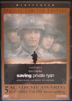 Saving Private Ryan DVD Staring Tom Hanks, Matt Damon