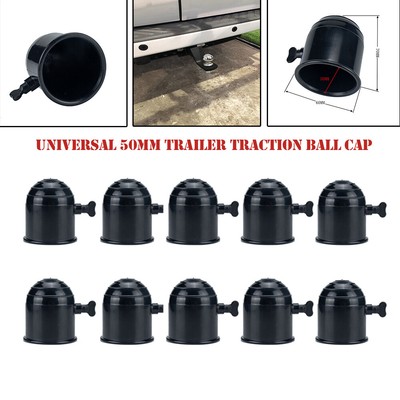 60mm Car Towbar Towball Plastic Cap Tow Ball Towing Protective Cover Black
