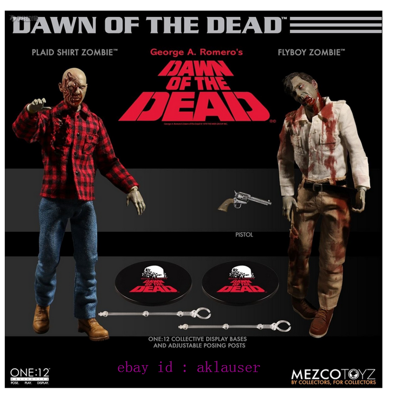 Mezco Toyz 1/12 Dawn Of The Dead Action Figure Toy Model In Stock