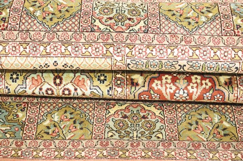 Kaschmir Seide 157x93 cm Handgeknüpft Teppich Orientteppich Neu - Picture 8 of 9
