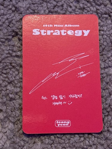 Jeongyeon twice strategy official photocard - Picture 2 of 2